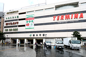 Kinshicho Station South Exit with the Termina building